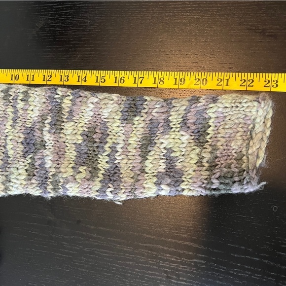 J.Jill Sweater Size Medium Wool Blend Handknit Multi-Color Chunky Knit - Picture 9 of 9